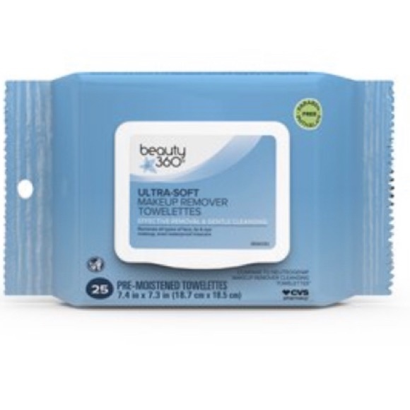 2x Beauty360 ultra soft makeup remover towelettes - Picture 2 of 4